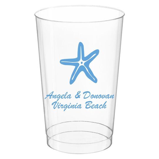 Royal Starfish Clear Plastic Cups